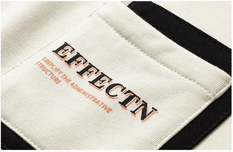 Fleeced Hoodie Pullover For Men With Round Collar