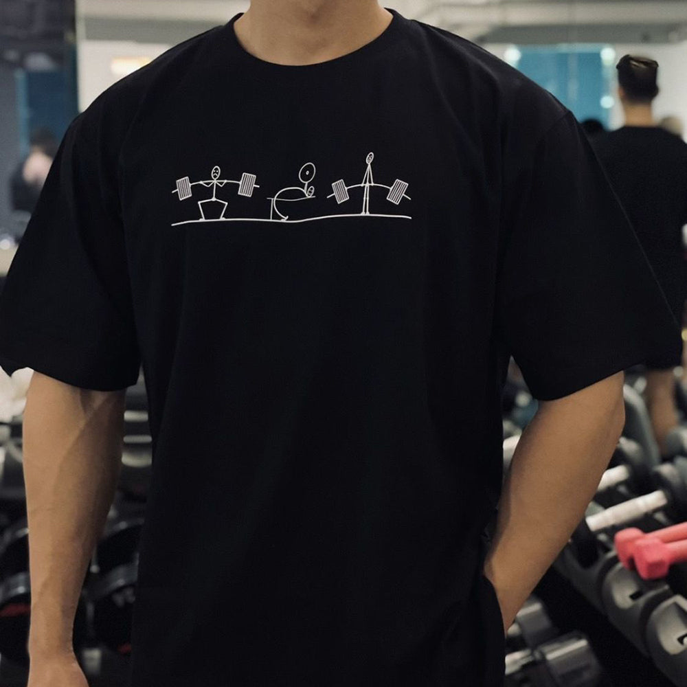 Men's Casual Cotton T-Shirt - Trendy Retro Style