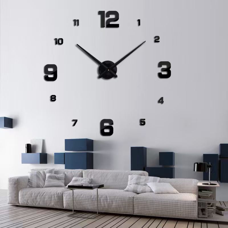 Simple Digital DIY Creative Wall Clock Personalized Acrylic Clock Quartz Wall Clock For Living Room Decor