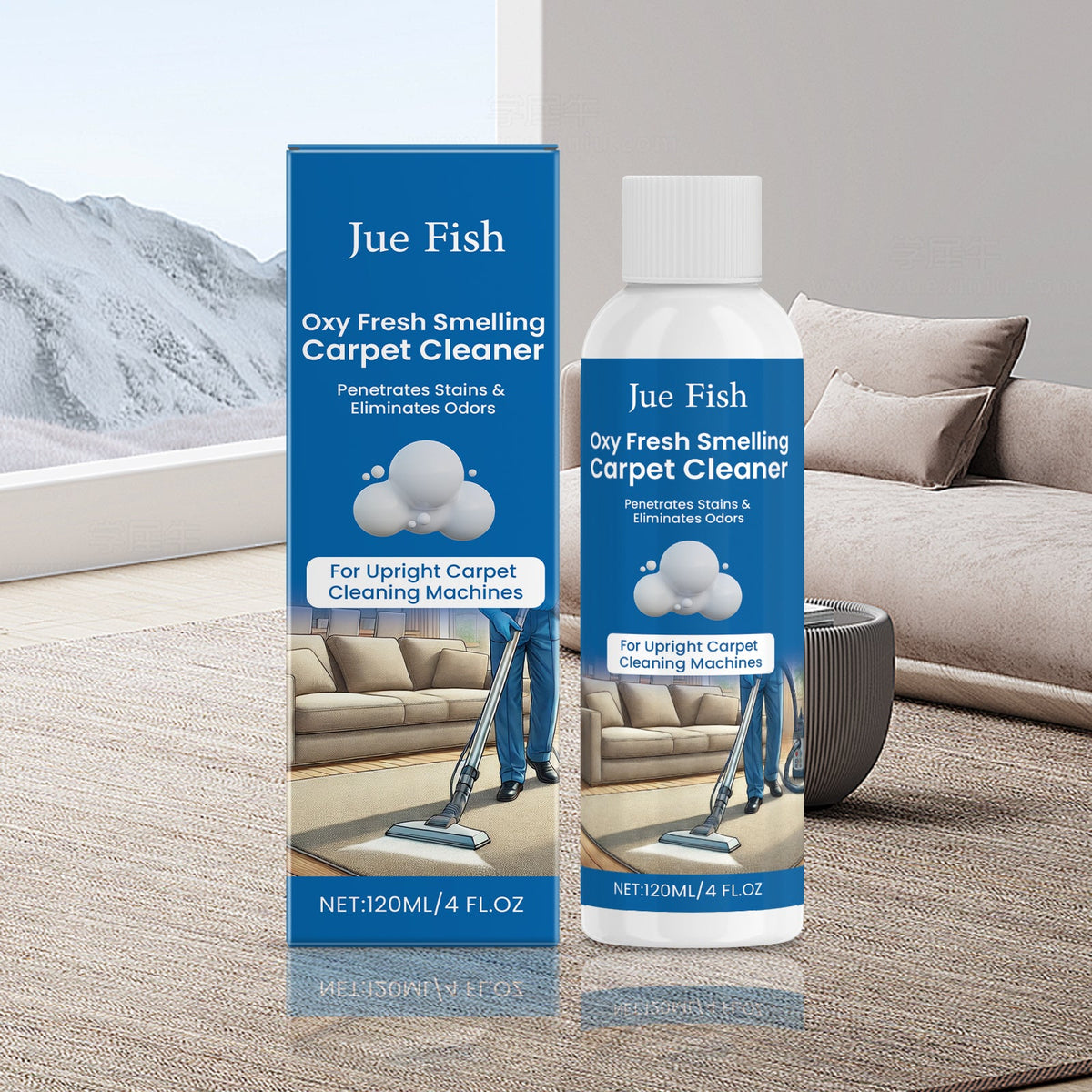 Carpet Cleaner 120ml-box
