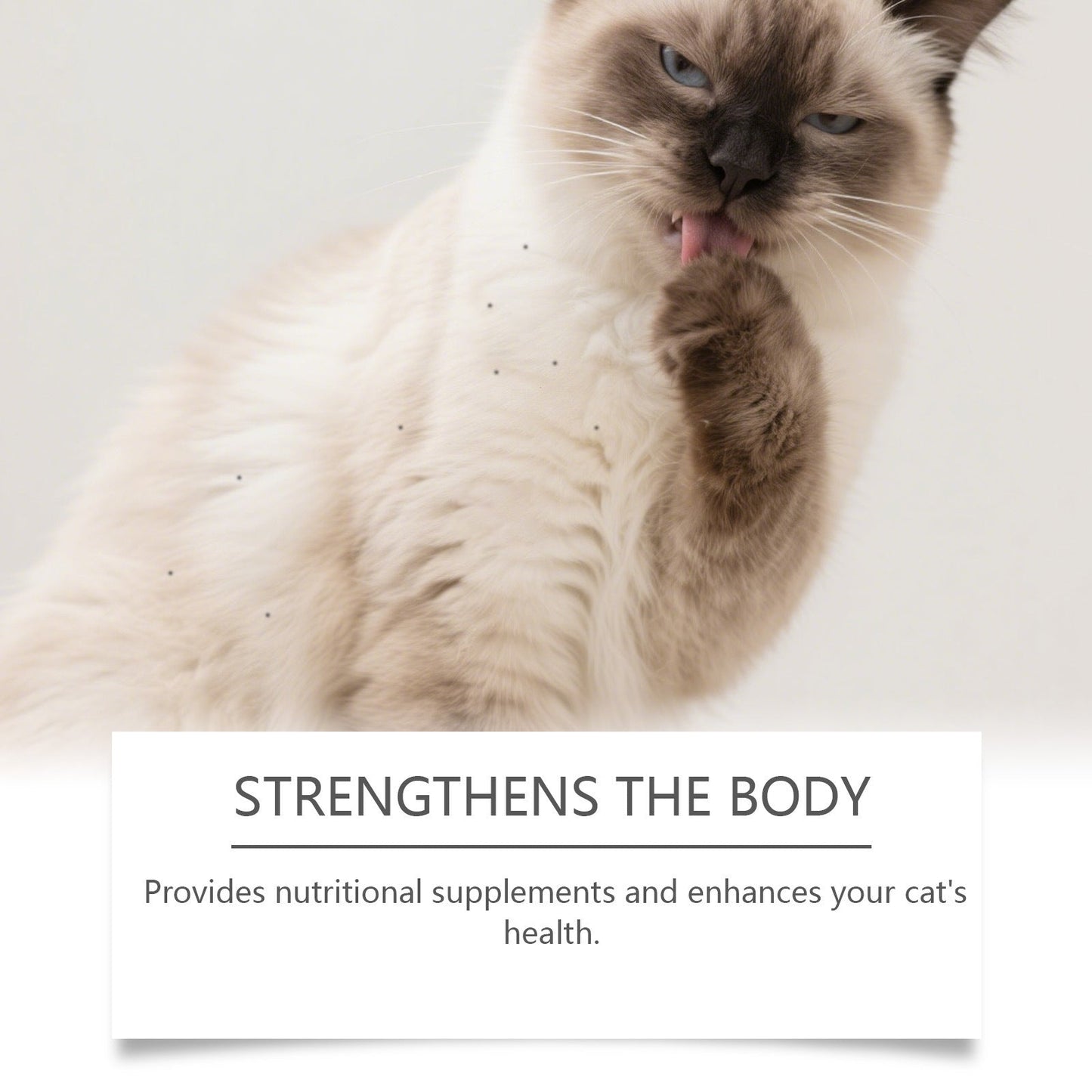 Kriath Cat Fur Care Chewable Tablets, A Supplement For Daily Care That Cares For The Shine Of The Fur And The Skin Of Pets