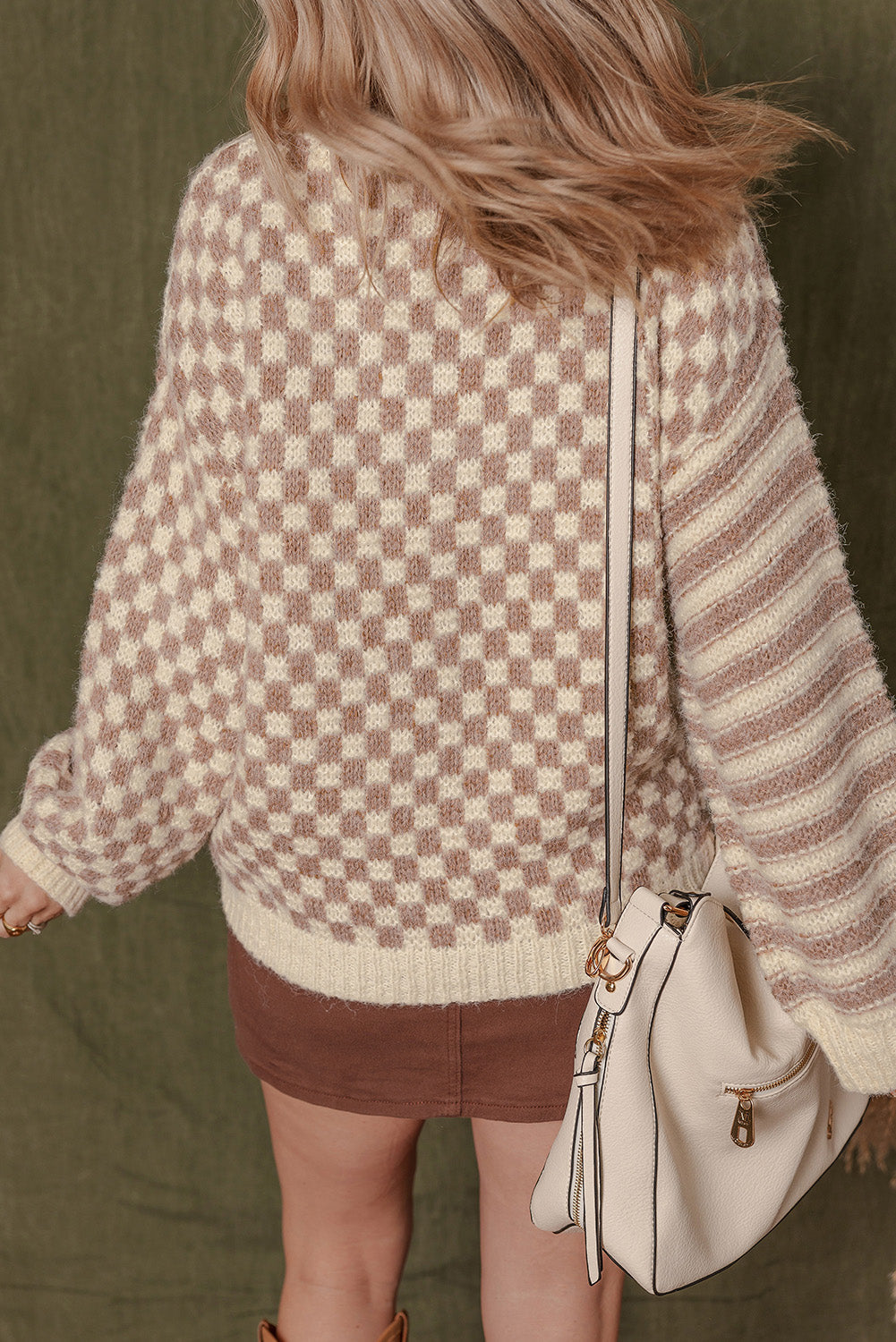 Sofia Shoulder Balloon Sleeve Sweater