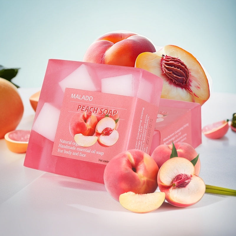 Peach Chunk Fruit Soap