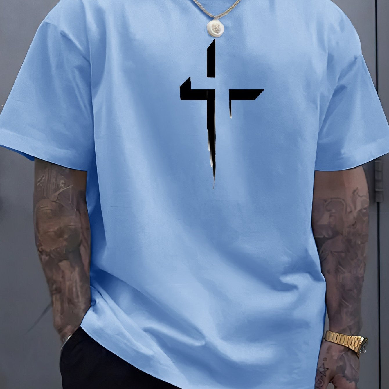 Men's Printed Casual T-shirt – Street Style