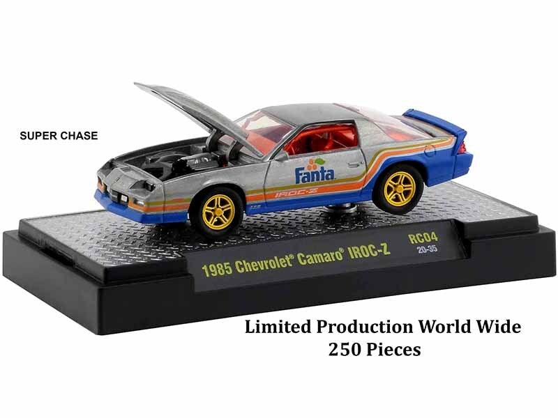 "Coca-Cola & Fanta" Set of 3 pieces New Release Limited Edition to 6980 pieces Worldwide 1/64 Diecast Model Cars by M2 Machines