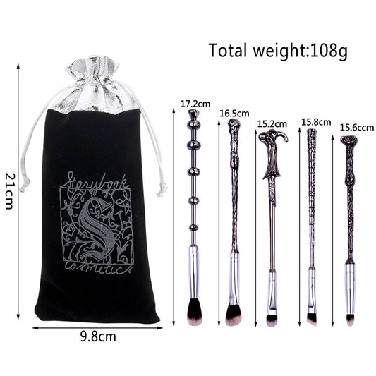 5-Piece Makeup Brush Set for Eye Makeup