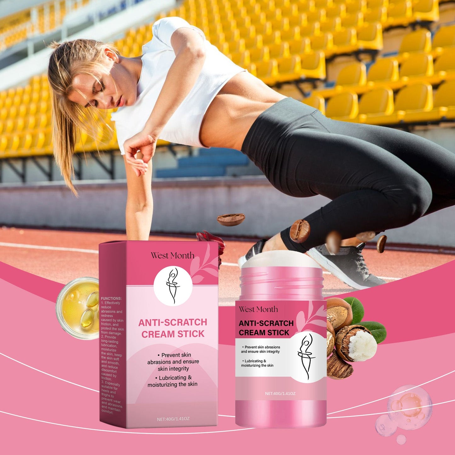 Body Anti Scratch Moisturizing Stick 40g 1 Box