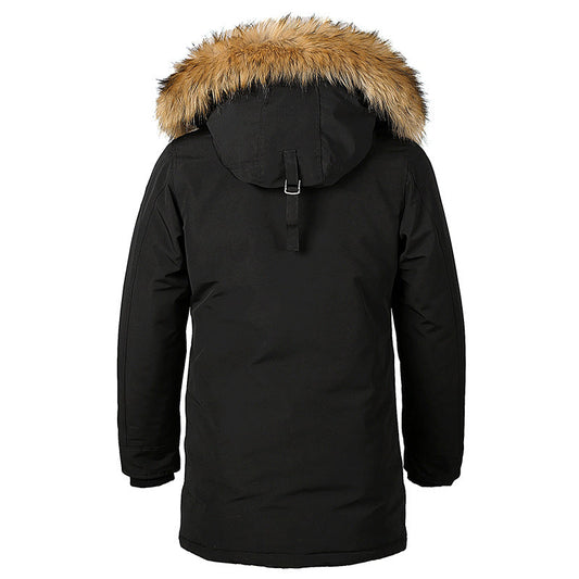 2020 Thick Cotton Coat for Men - Long Hooded Jacket