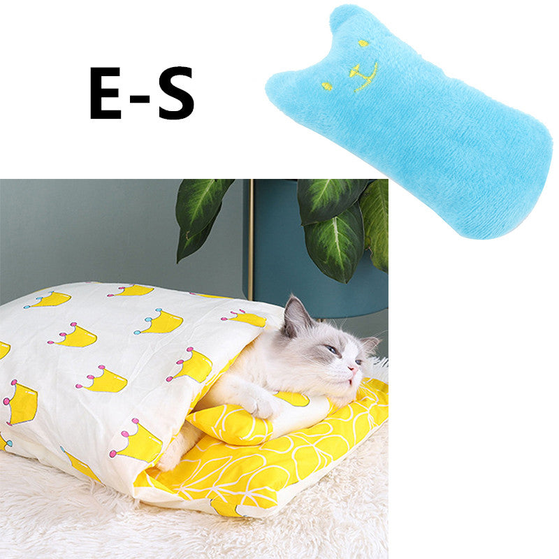 Winter Warm Cat Closed Removable And Washable Quilt