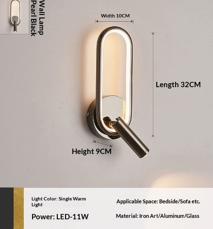 Rotating Touch-Control Creative Wall Light For The Bedside