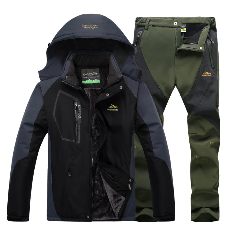Plush padded jacket