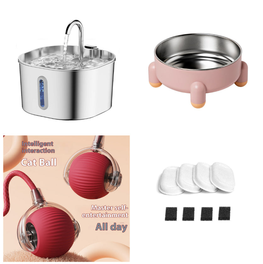 Stainless Steel Smart Pet Water Dispenser Automatic Circulation Large Capacity