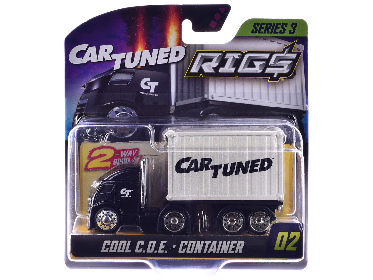 "Rigs" Container Case Series 3 Set of 4 Pieces Diecast Model Cars by CarTuned