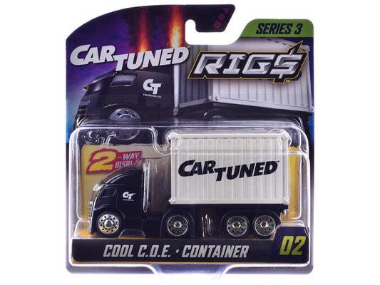 "Rigs" Container Case Series 3 Set of 4 Pieces Diecast Model Cars by CarTuned