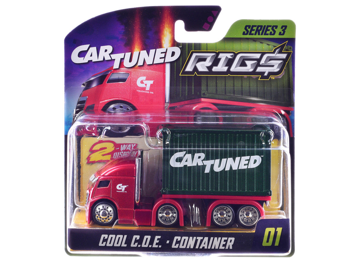 "Rigs" Container Case Series 3 Set of 4 Pieces Diecast Model Cars by CarTuned