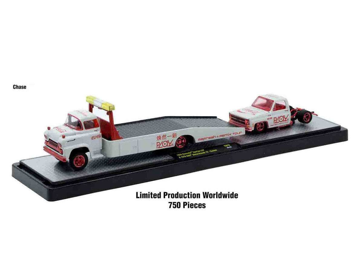 Auto Haulers "Coca-Cola" Set of 3 pieces Release 43 Limited Edition to 6200 pieces Worldwide 1/64 Diecast Models by M2 Machines