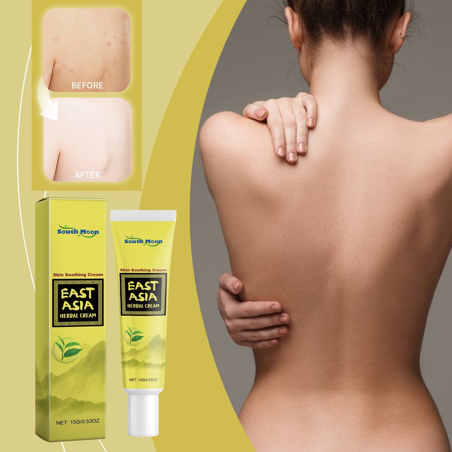 Herbal Soothing Moisturizing Cream 15g-box