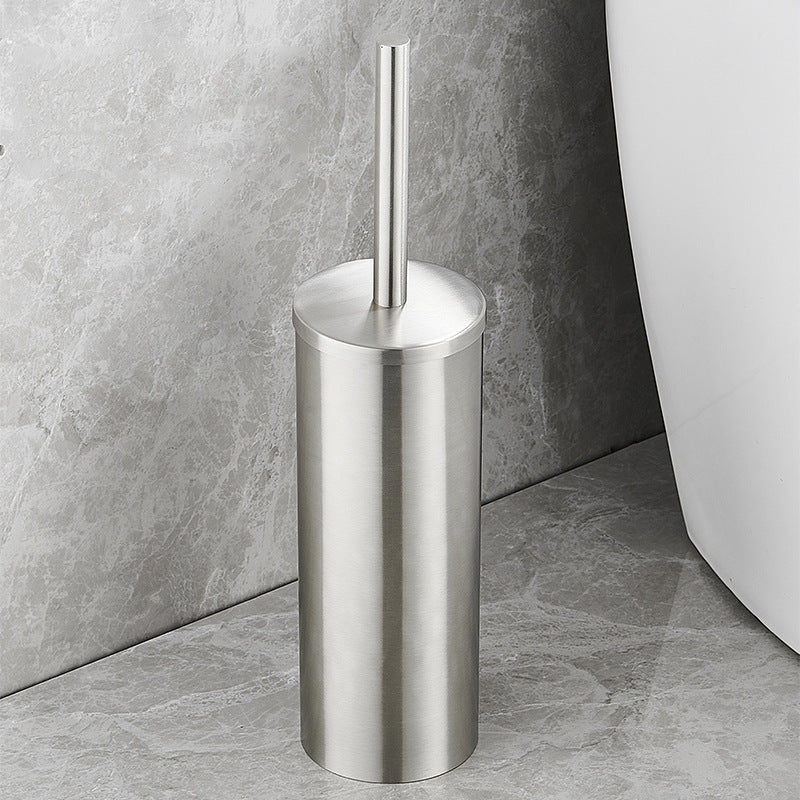 Stainless Steel Floor Toilet Brush Toilet Cleaning Brush Suit