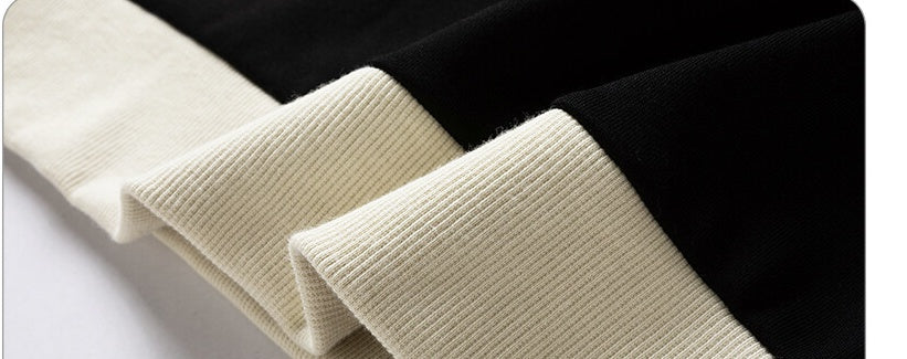 Fleeced Hoodie Pullover For Men With Round Collar