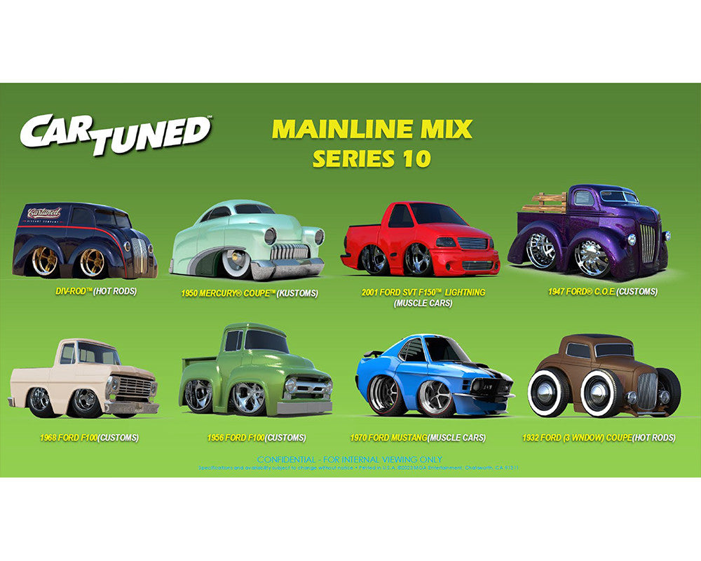 "Mainline" 2026 Series 10 Set of 8 Pieces Diecast Model Cars by CarTuned