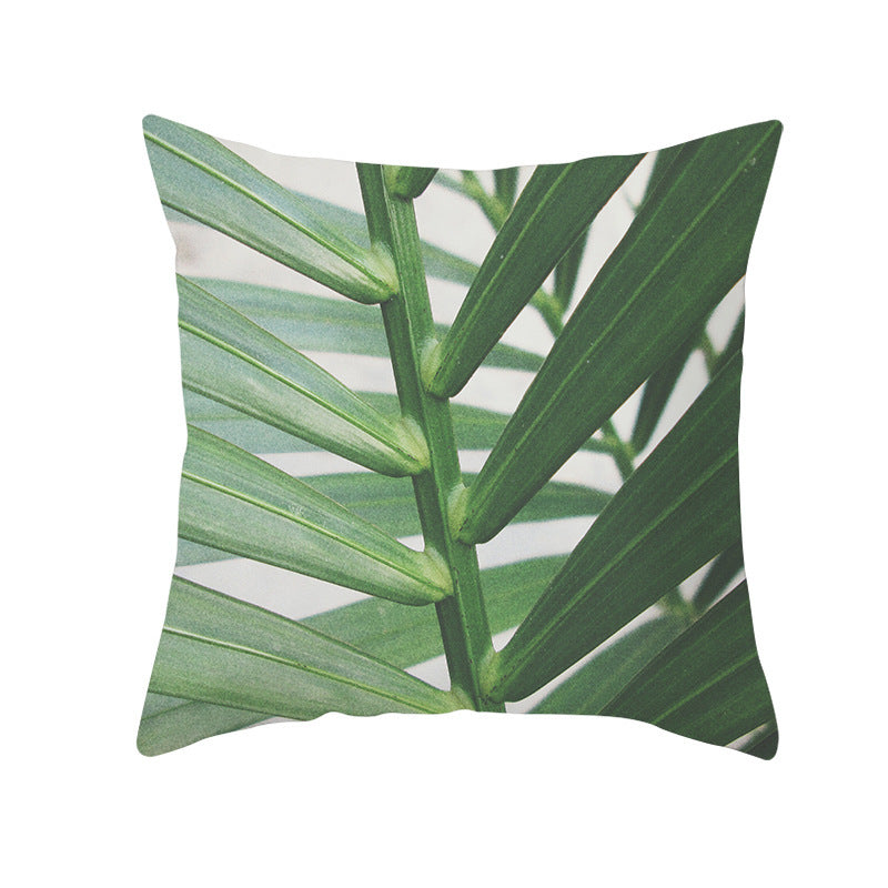 Tropical Plants Pillowcase Decor