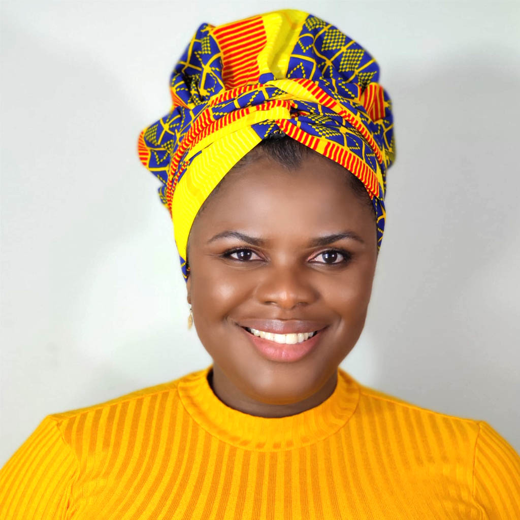 African Print Bonnet wrap