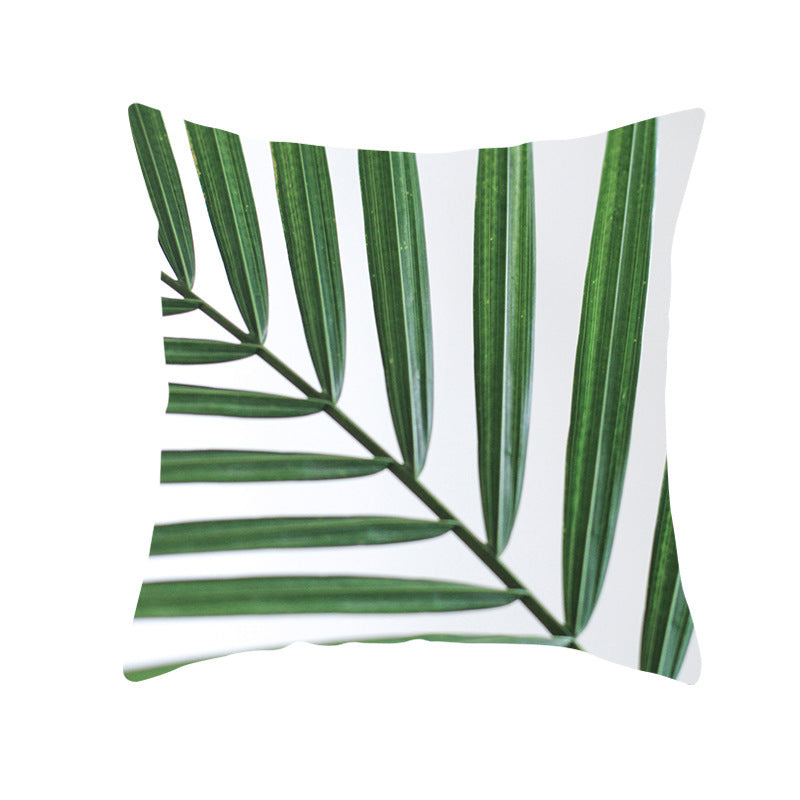 Tropical Plants Pillowcase Decor
