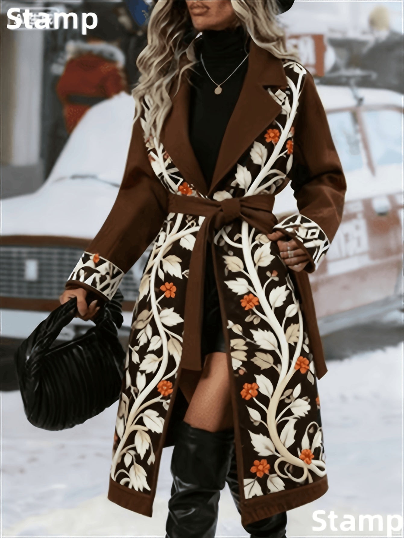 Fashionable Casual Long Coat