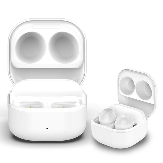 Compatible with Samsung Galaxy Buds FE(White) Rinetics Wired Charging Case Replacement Charger Case for Samsung Galaxy Buds FE (Earbuds not Included)