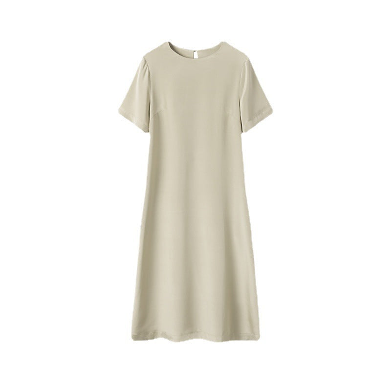 Women's Simple And Creative Silk Dress
