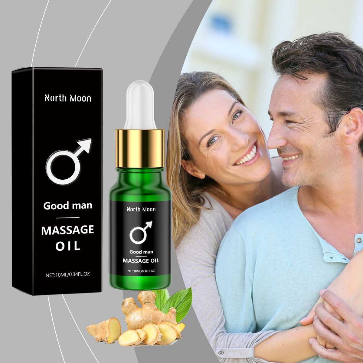 Men's Massage Oil 1010ml-box