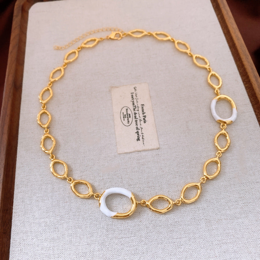 Hollow Bracelet Necklace And Earrings Suite