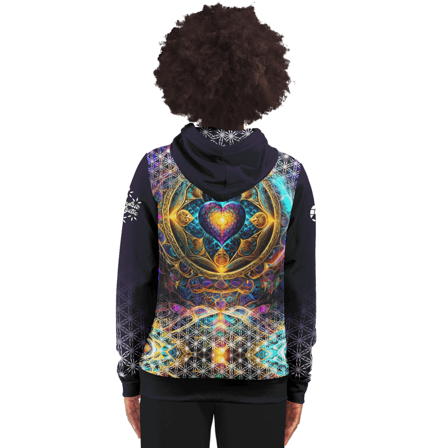 Mystic Euphony | Sacred Heart Zip-Up Hoodie