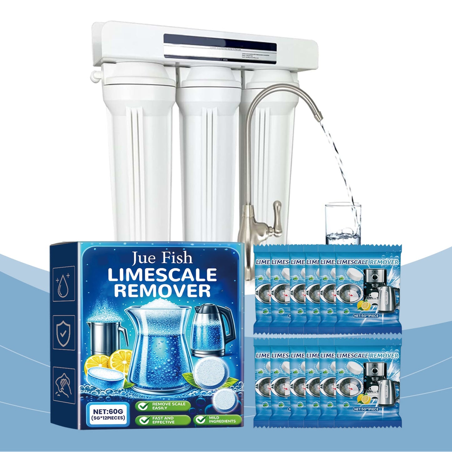 Scale Cleaning Effervescent Tablets