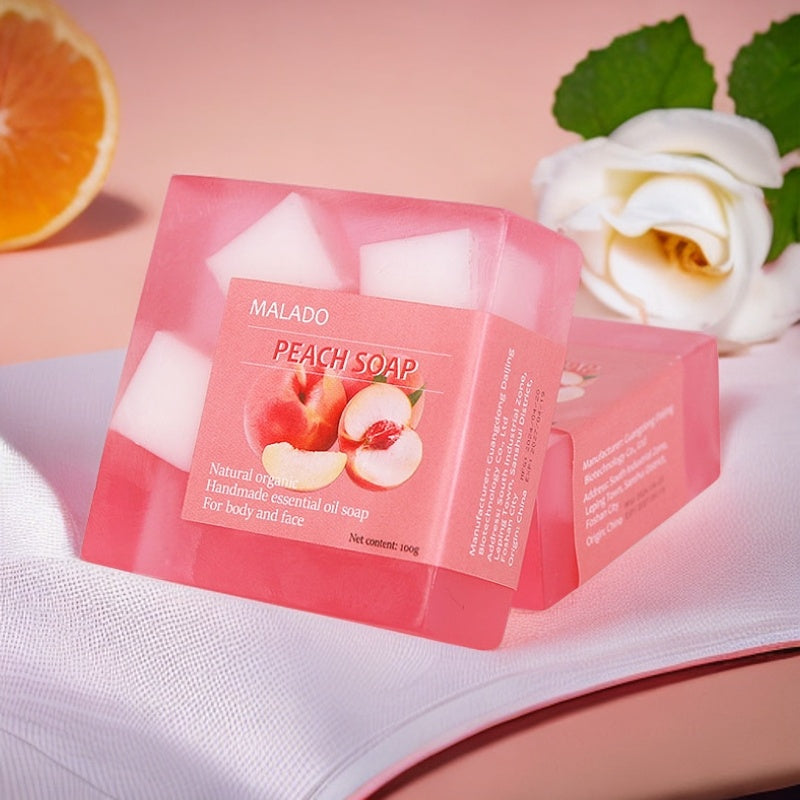 Peach Chunk Fruit Soap