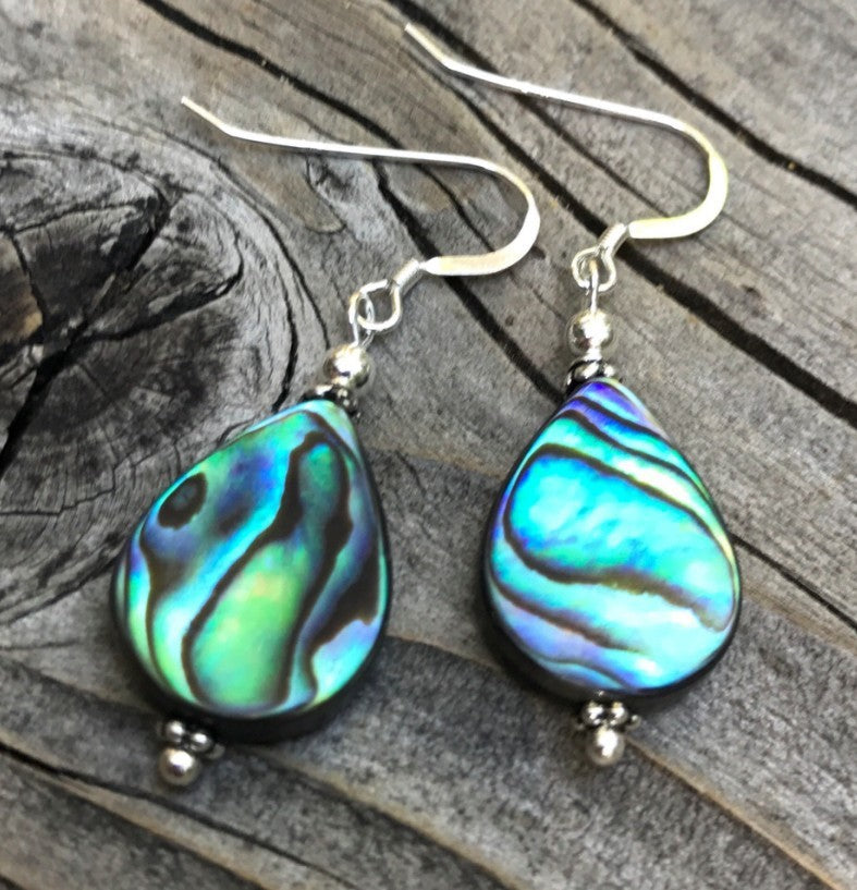 Female Fashion Creative Abalone Shell Water Drop Earrings