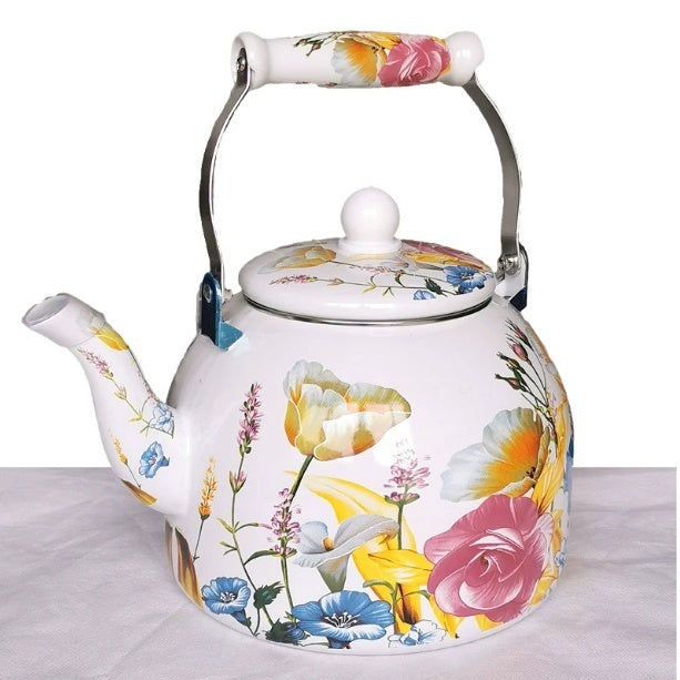 Enamel Large Water Kettle Milk Tea Pot