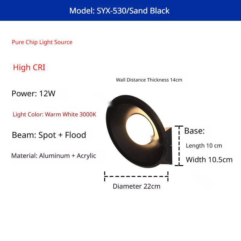 Creative Colorful Outdoor Waterproof Wall Light