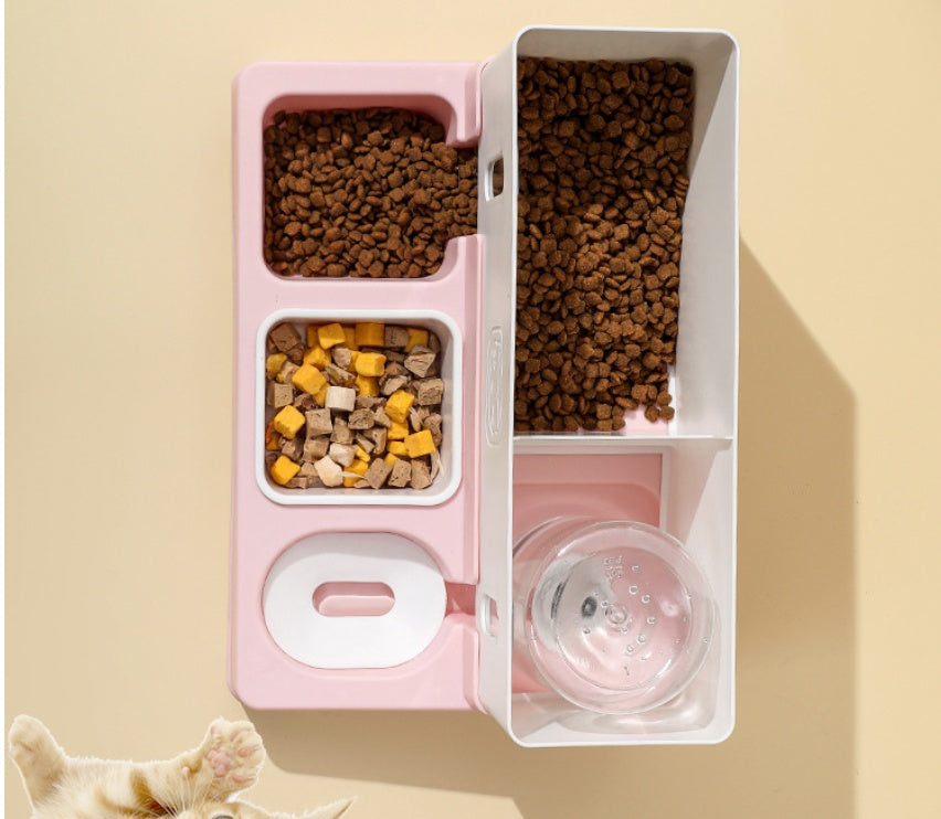 New Model Pet Cat Automatic Water Dispenser Dog Feeder Water Dispenser Combined Dog Pet Supplies