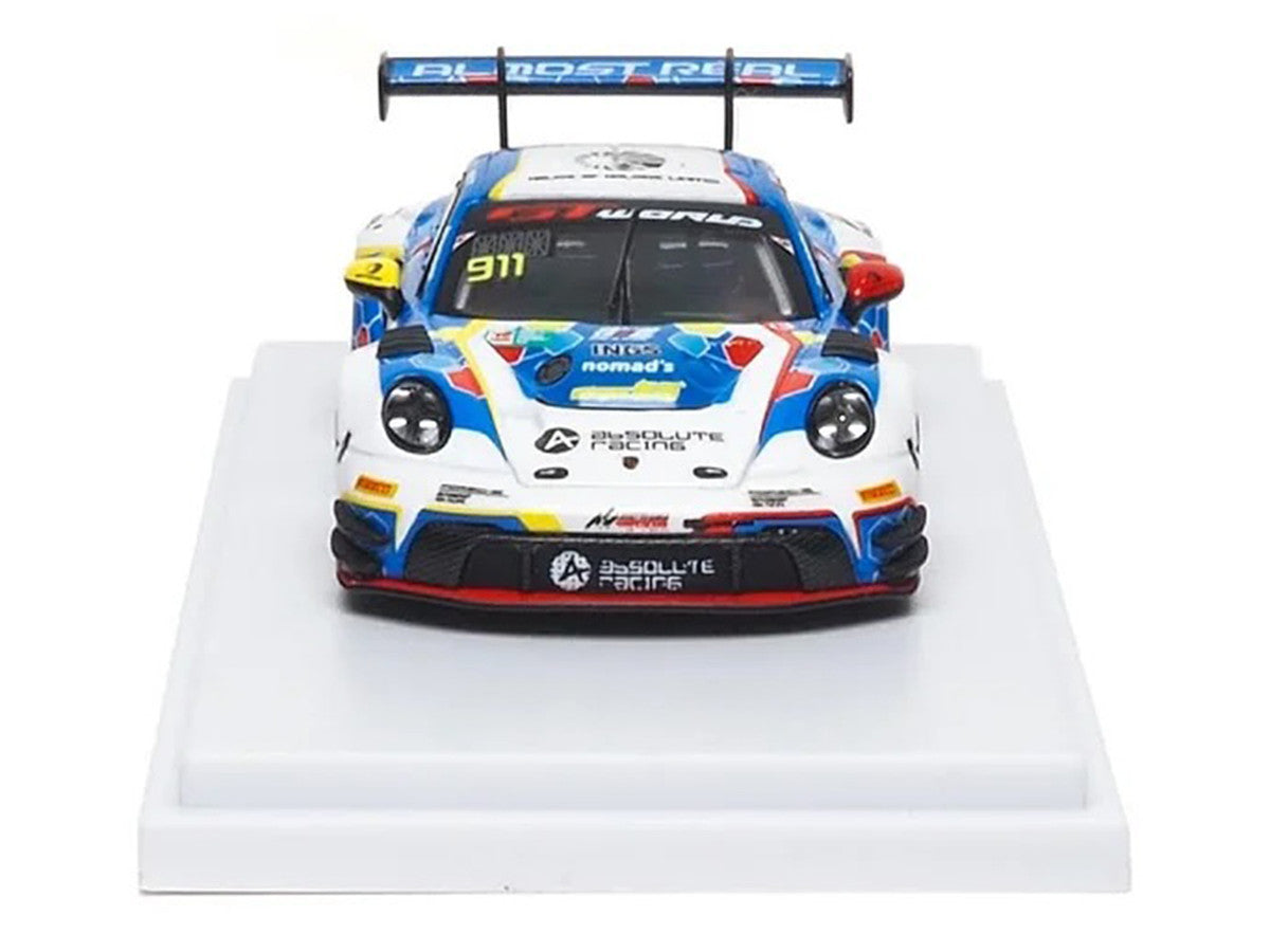 Porsche 911 GT3 R (992) #911 Alessandro Ghiretti - Huang Ruohan "Absolute Racing Presentation Car" "GT World Challenge Asia - Sepang" (2026) 1/64 Diecast Model Car by Almost Real