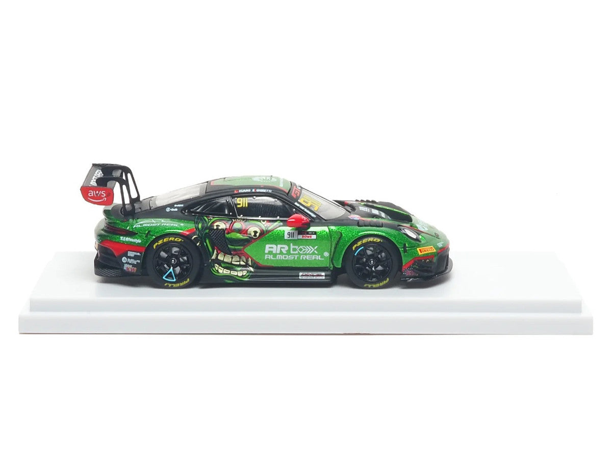 Porsche 911 GT3 R (992) #911 Alessandro Ghiretti - Huang Ruohan "Absolute Racing" "GT World Challenge Asia - Mandalika" (2026)  1/64 Diecast Model Car by Almost Real