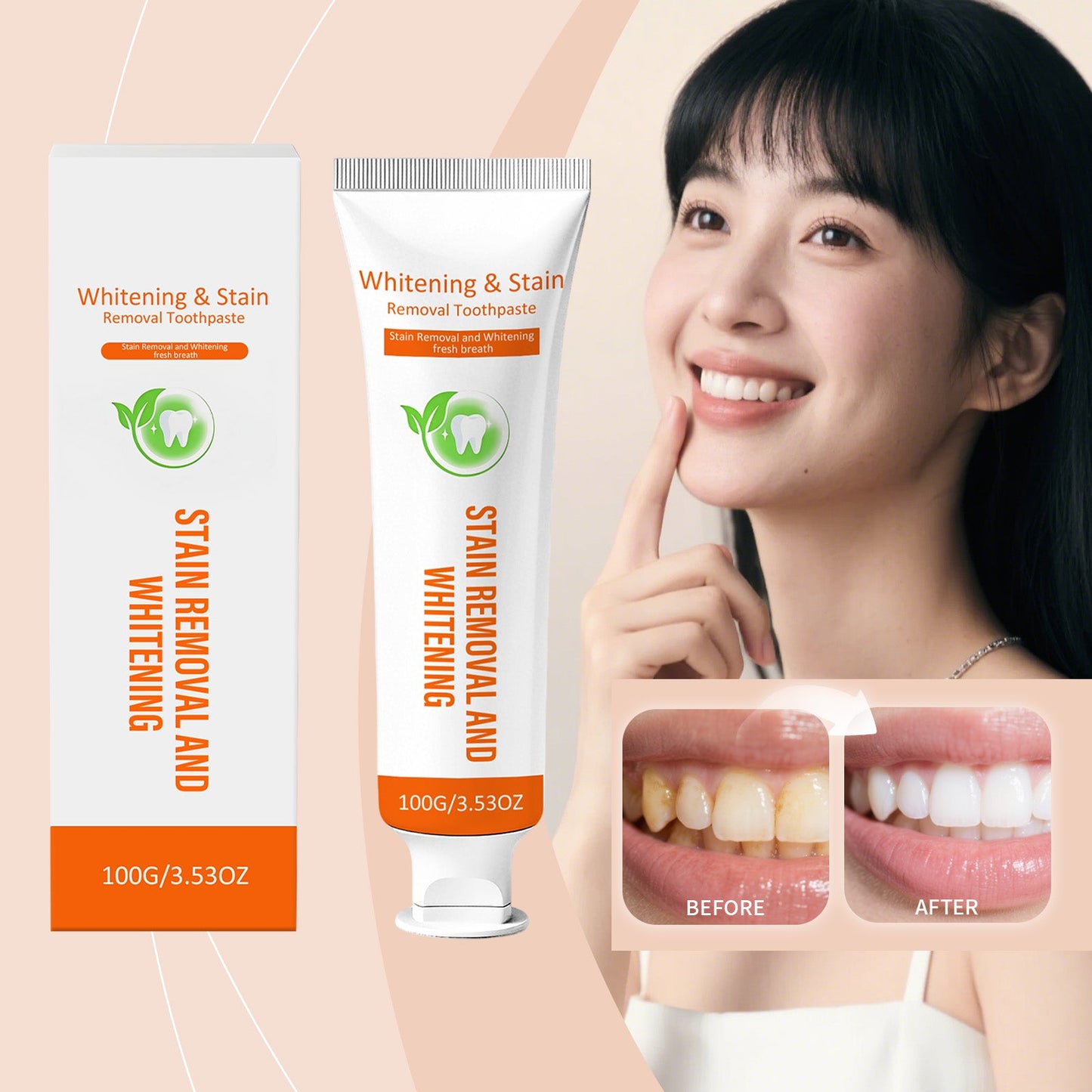 Gentle Whitening Toothpaste 1 00g  1box