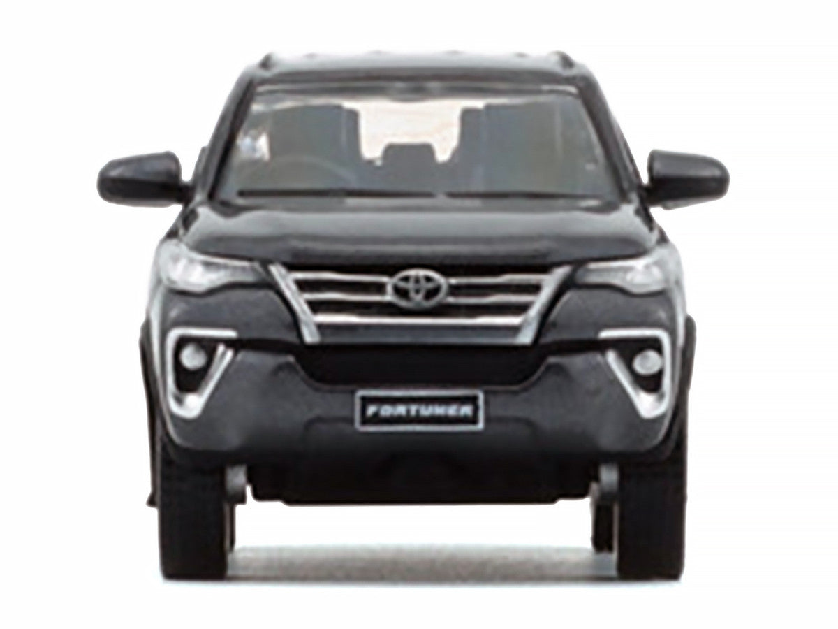 2018 Toyota Fortuner Dark Silver Metallic 1/64 Diecast Model Car by BM Creations