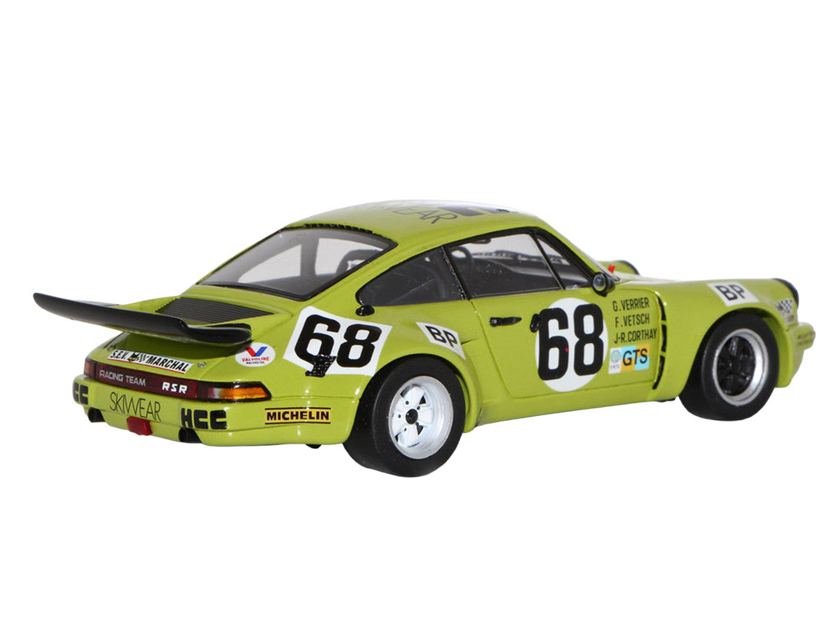 Porsche 911 Carrera RSR 3.0 #68 Guy Verrier - Florian Vetsch - Jean-Robert Corthay "24 Hours of Le Mans" (1975) 1/64 Model Car by Spark