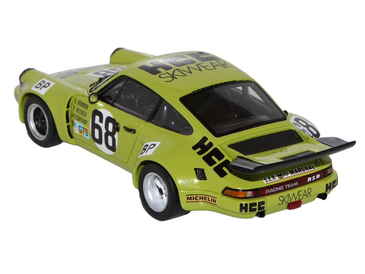 Porsche 911 Carrera RSR 3.0 #68 Guy Verrier - Florian Vetsch - Jean-Robert Corthay "24 Hours of Le Mans" (1975) 1/64 Model Car by Spark