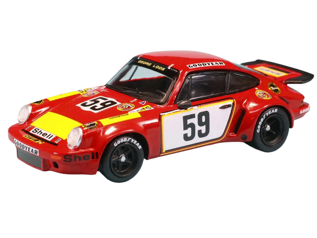 Porsche 911 Carrera RSR #59 Tim Schenken - Howden Ganley "Gelo Racing Team" "24 Hours of Le Mans" (1975) 1/64 Model Car by Spark