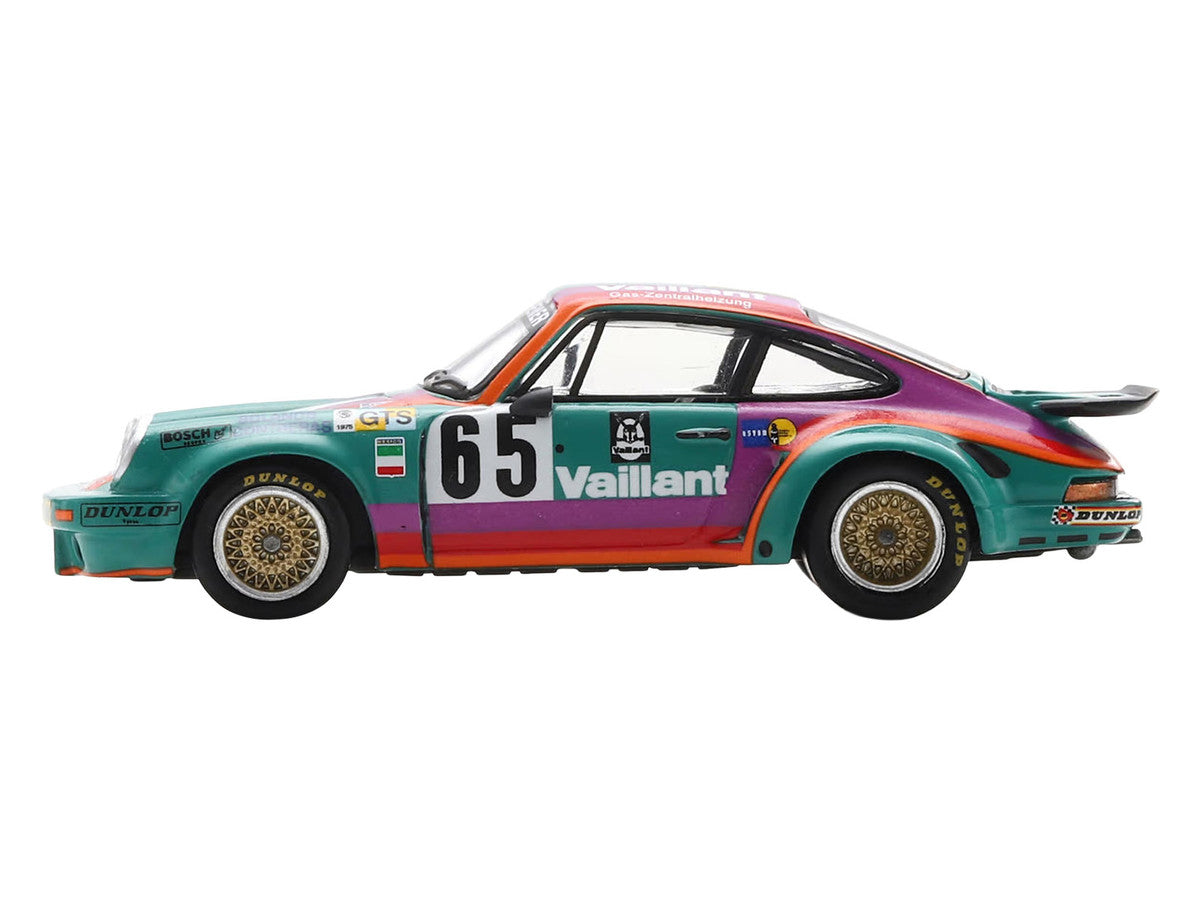 Porsche 911 Carrera RSR #65 Juan Carlos Bolanos - Andres Contreras - Billy Sprowls "Porsche Kremer Racing Team" "24 Hours of Le Mans" (1975) 1/64 Model Car by Spark