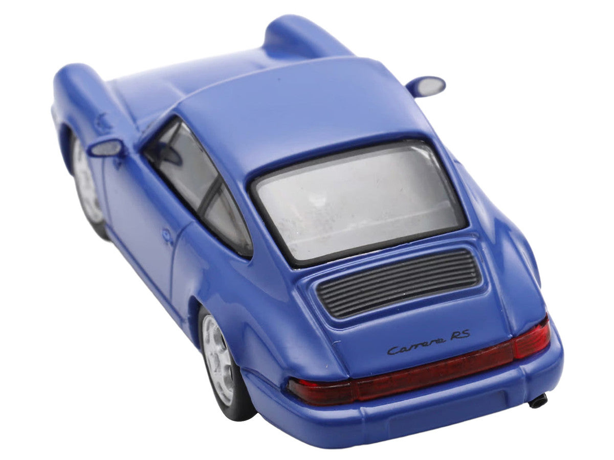 1992 Porsche 911 Carrera RS 3.6 Blue 1/64 Model Car by Spark