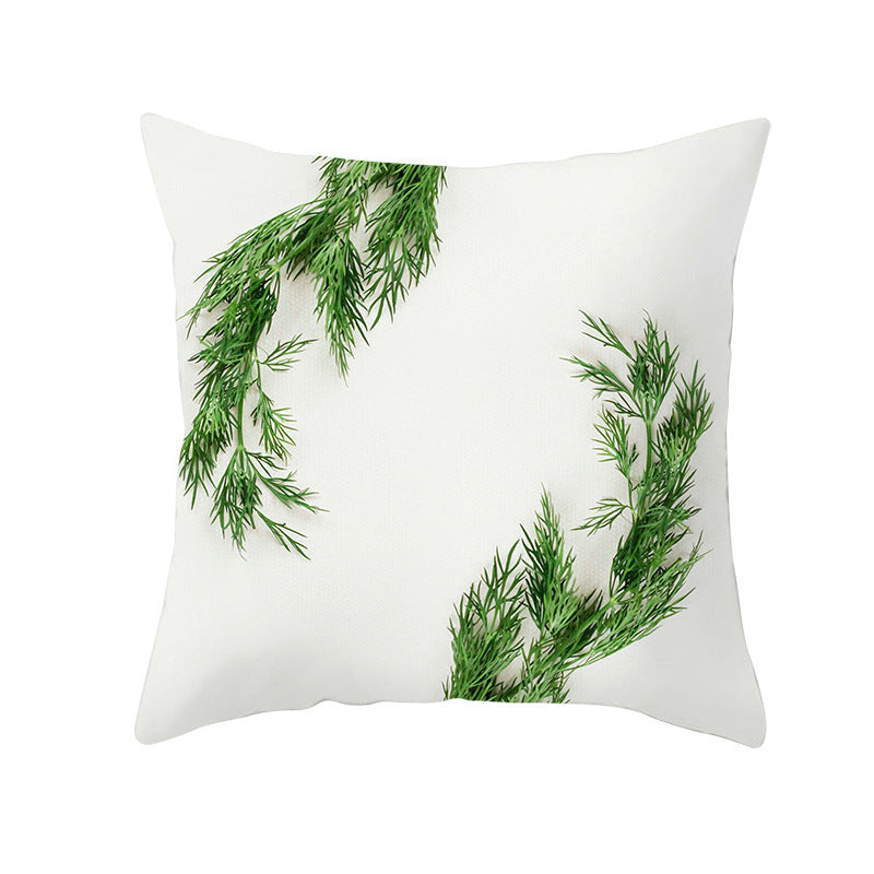 Tropical Plants Pillowcase Decor
