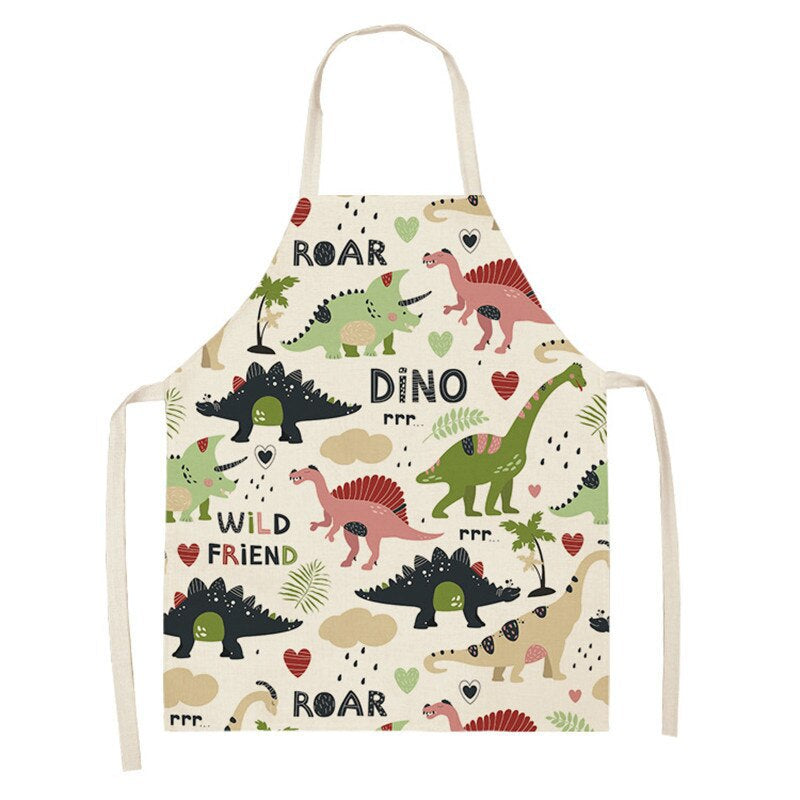 Cotton And Linen Kitchen Household Daily Use Sleeveless Coverall